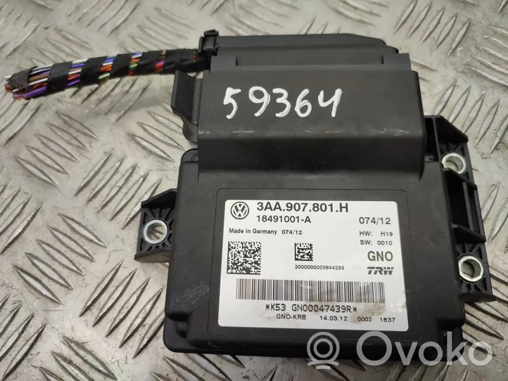 Volkswagen Tiguan Module de commande de frein à main 3AA907801H