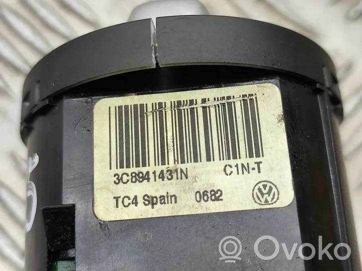 Volkswagen Tiguan Interrupteur d’éclairage 3C8941431N
