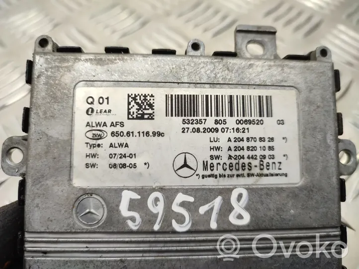 Mercedes-Benz GLK (X204) Element lampy przedniej A2048708326