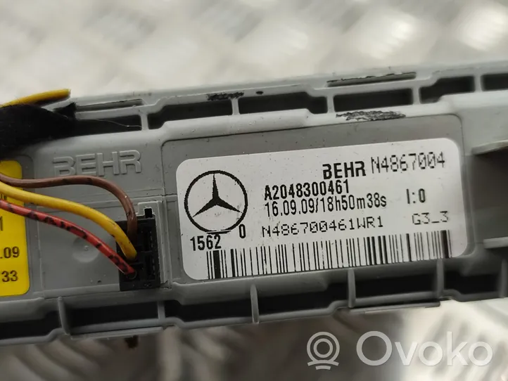 Mercedes-Benz GLK (X204) Elektrinis salono pečiuko radiatorius A2048300461