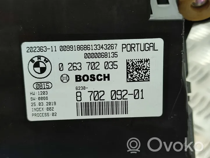 BMW 2 F45 Schermo del visore a sovrimpressione 20236311