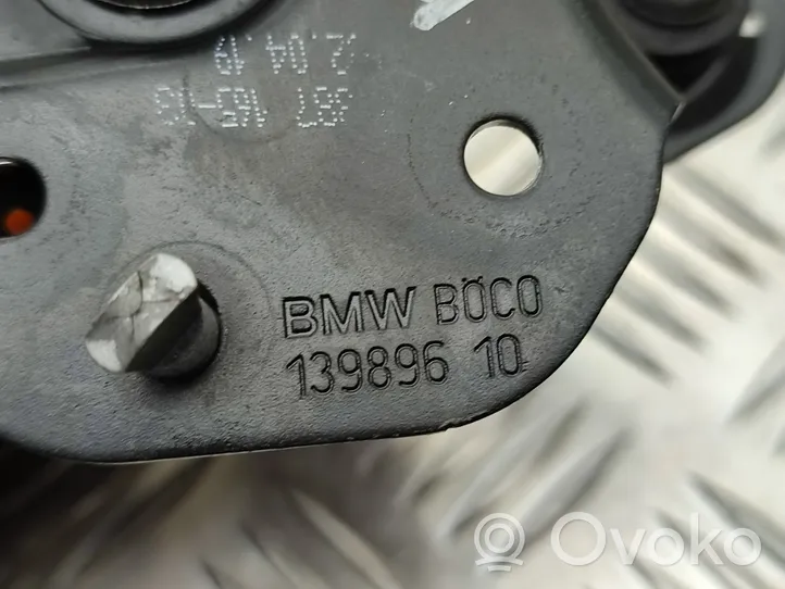BMW 2 F45 Rygiel / Zaczep zamka pokrywy przedniej / maski silnika 13989610