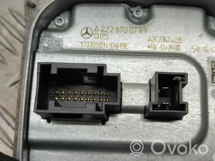 Mercedes-Benz Vito Viano W447 Ajovalojen virranrajoitinmoduuli Xenon A2228700789