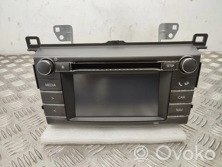 Toyota RAV 4 (XA40) Panel / Radioodtwarzacz CD/DVD/GPS 8614042210