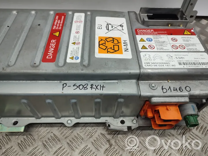 Peugeot 508 RXH Batteria di veicolo ibrido/elettrico 9802300880