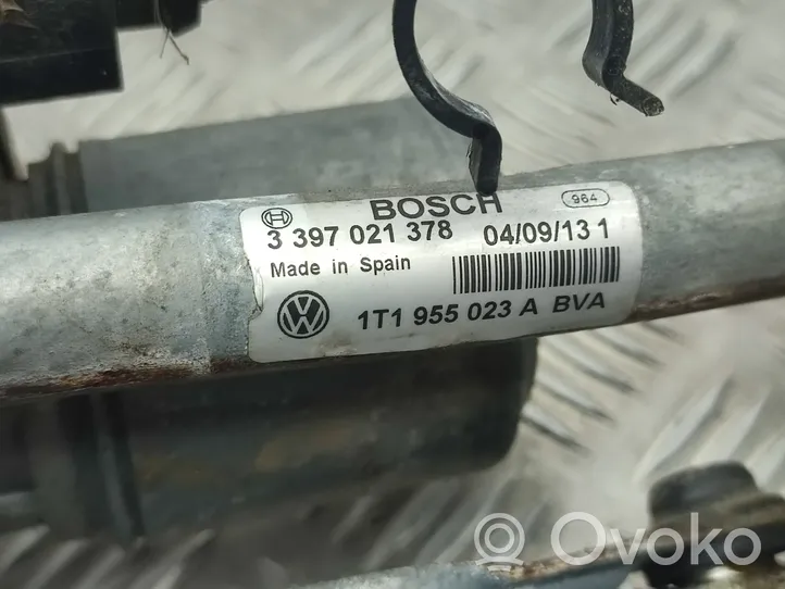 Volkswagen Caddy Mechanizm i silniczek wycieraczek szyby przedniej / czołowej 3397021378