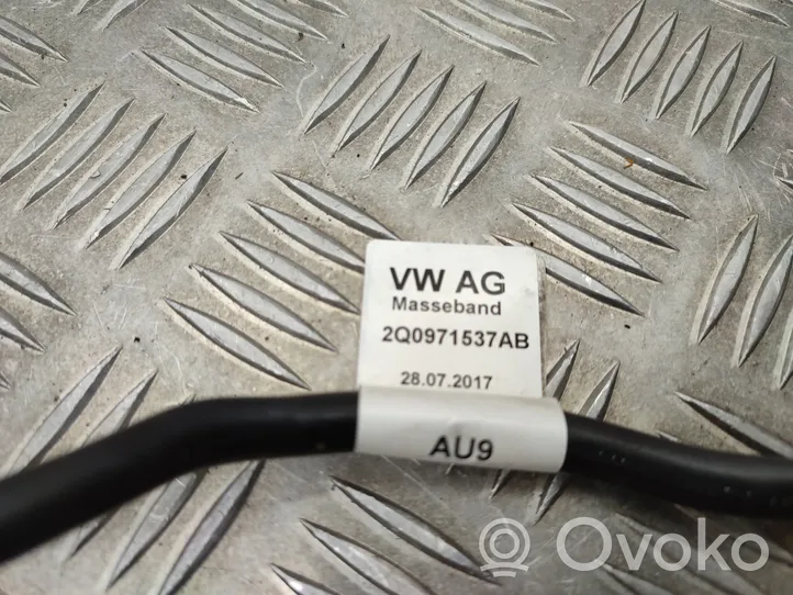 Volkswagen Taigo Câble négatif masse batterie 2Q0971537AB