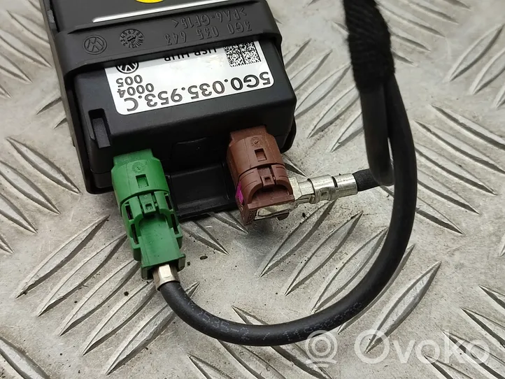 Volkswagen PASSAT B8 USB valdymo blokas 5G0035953C