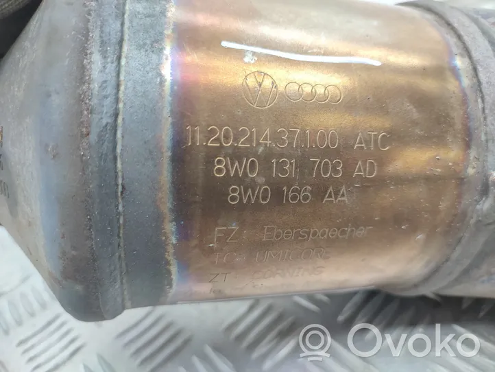 Audi A4 S4 B9 Katalizatorius/ FAP/DPF kietųjų dalelių filtras 8W0131703AD