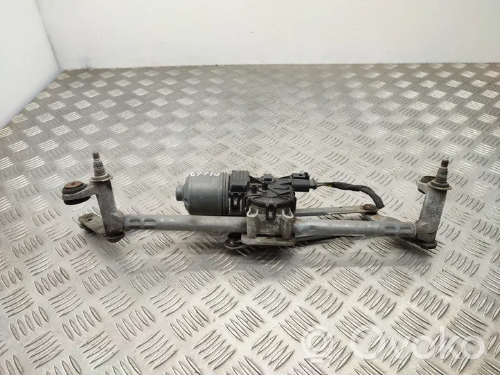 Volkswagen Polo V 6R Motor y varillaje del limpiaparabrisas delantero 0390241566