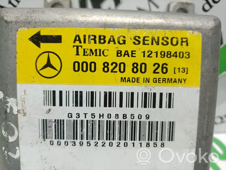 Mercedes-Benz C W202 Module de contrôle airbag 