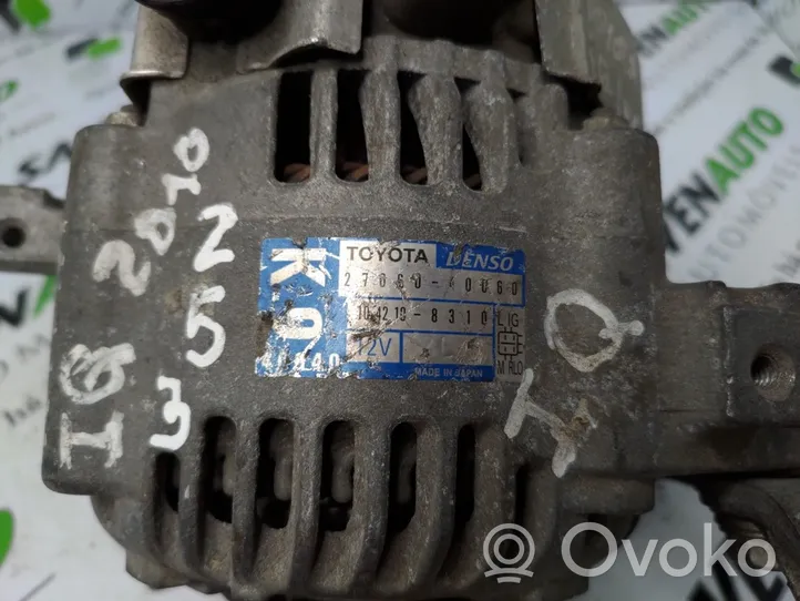 Toyota iQ Generatore/alternatore 