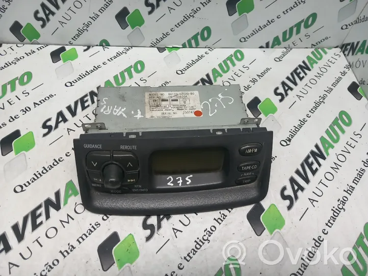 Toyota Yaris Radio/CD/DVD/GPS-pääyksikkö 