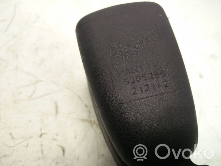 Saab 9-3 Ver1 Klamra środkowego pasa bezpieczeństwa fotela tylnego 5205299