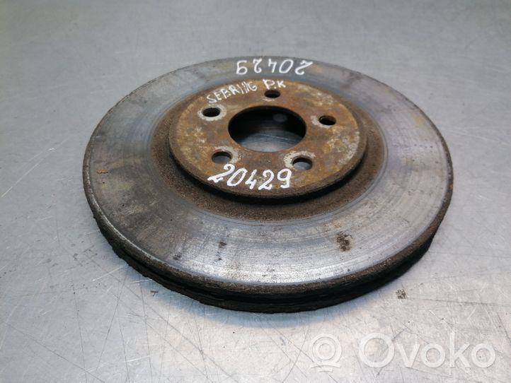 Chrysler Sebring (ST-22 - JR) Front brake disc 