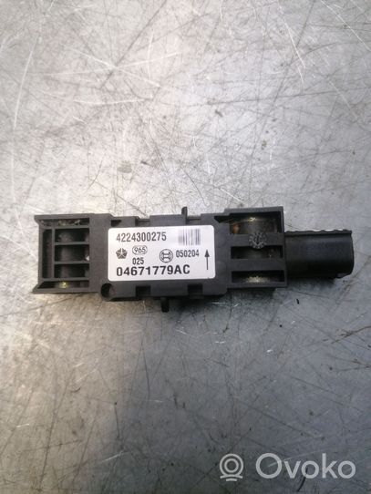 Chrysler Voyager Sensor impacto/accidente para activar Airbag 04771779AC