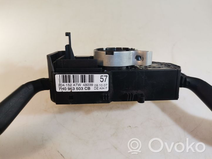 Volkswagen Transporter - Caravelle T5 Interruptor/palanca de limpiador de luz de giro 7H0953503CB