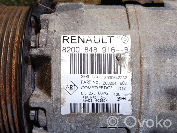 Opel Movano B Air conditioning (A/C) compressor (pump) 8200848916B