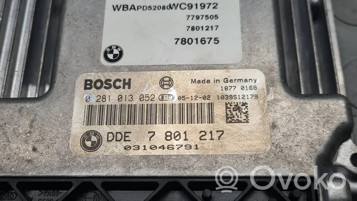 BMW X3 E83 Kit centralina motore ECU e serratura 7801217