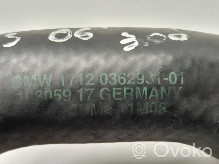 BMW X3 E83 Variklio aušinimo vamzdelis (-ai)/ žarna (-os) 0362931