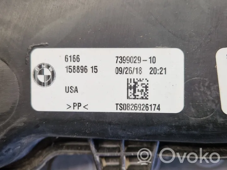 BMW X3 G01 Zbiornik płynu do spryskiwaczy szyby przedniej / czołowej 7399029