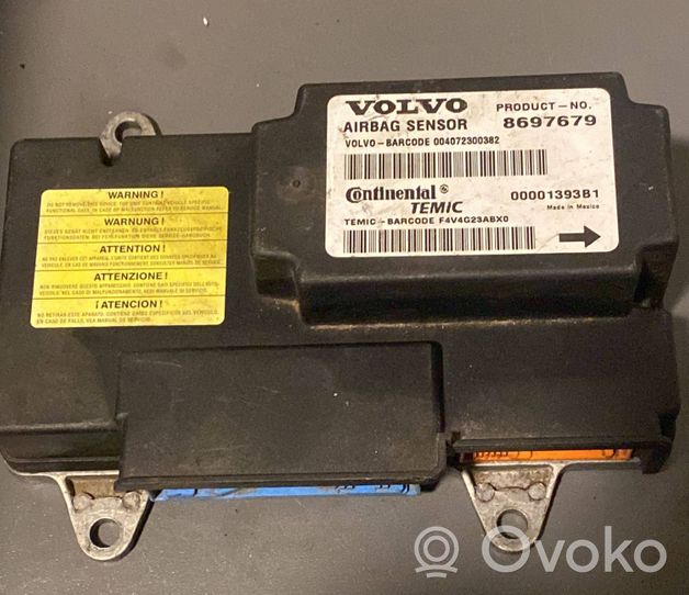 Volvo V50 Sterownik / Moduł Airbag 8697679