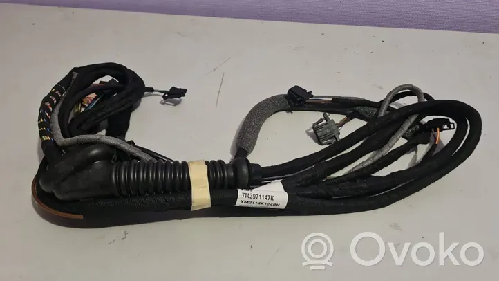 Volkswagen Sharan Tailgate/trunk wiring harness 7M3971147K