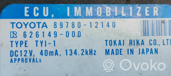 Toyota Corolla E110 Imobilaizerio valdymo blokas 8978012140