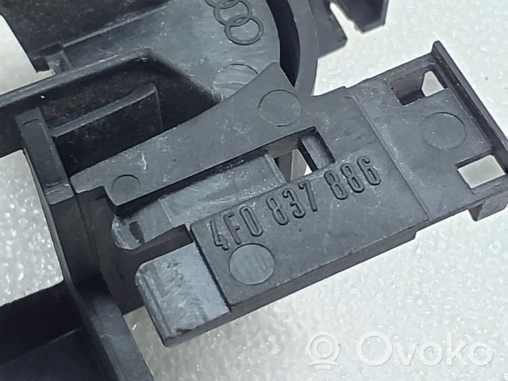 Audi A6 S6 C6 4F Support extérieur, poignée de porte arrière 4F0837886