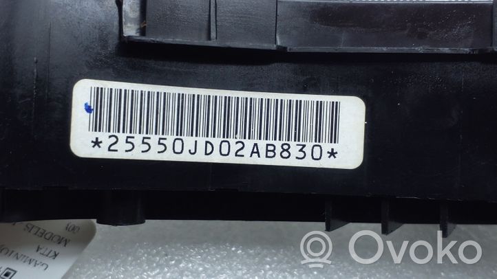 Nissan X-Trail T31 Ohjauspyörän painikkeet/kytkimet 25550JD02AB830