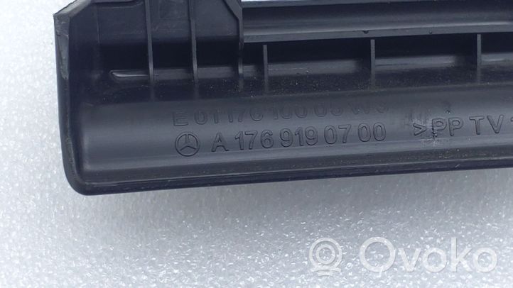 Mercedes-Benz A W176 Moldura de la guía del asiento delantero del pasajero A1769190700