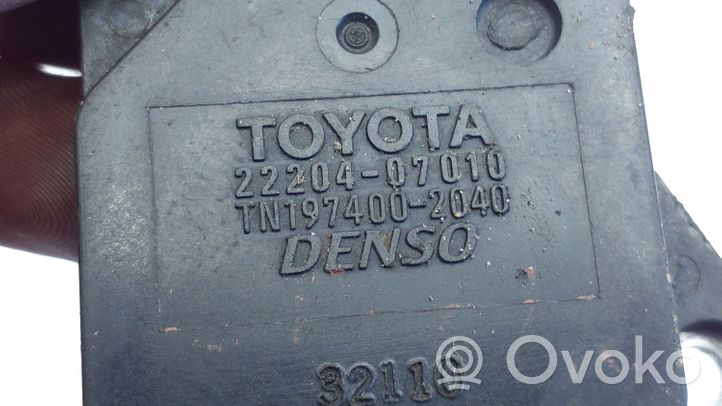 Toyota Matrix (E130) Mass air flow meter 2220407010