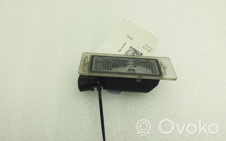 Chevrolet Cruze Lampa oświetlenia tylnej tablicy rejestracyjnej 1350217