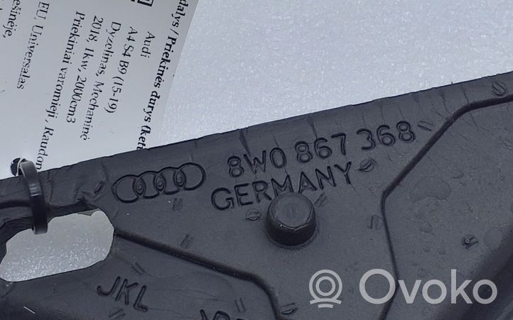 Audi A4 S4 B9 Element lusterka bocznego drzwi przednich 8W0867368