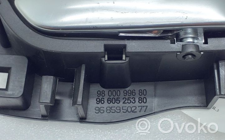 Citroen DS4 Klamka wewnętrzna drzwi tylnych 9800099680