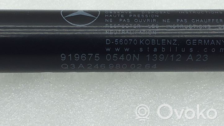 Mercedes-Benz B W246 W242 Takaluukun tuen kaasujousi A2469800264