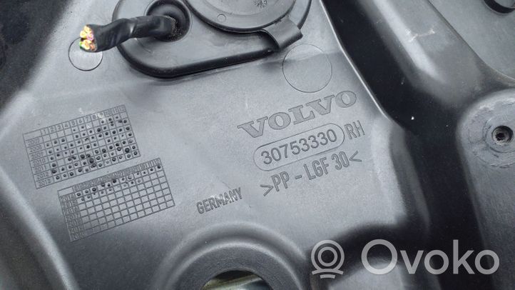 Volvo XC60 Meccanismo di sollevamento del finestrino posteriore senza motorino 30753330
