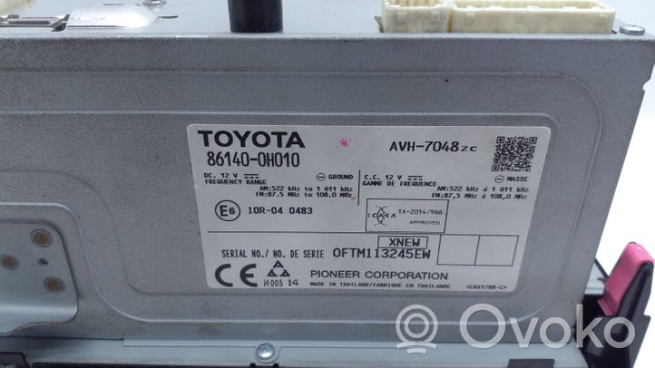 Toyota Aygo AB40 Screen/display/small screen 861400H010