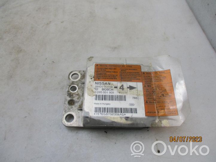 Nissan Note (E11) Oro pagalvių valdymo blokas 988209U10A