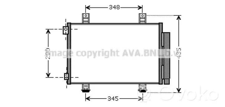 Opel Agila B Oro kondicionieriaus radiatorius aušinimo 93194055