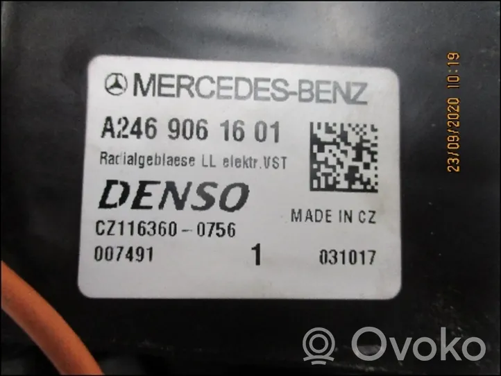 Mercedes-Benz B W246 W242 Sisälämmityksen ilmastoinnin korin kotelo 2469061601