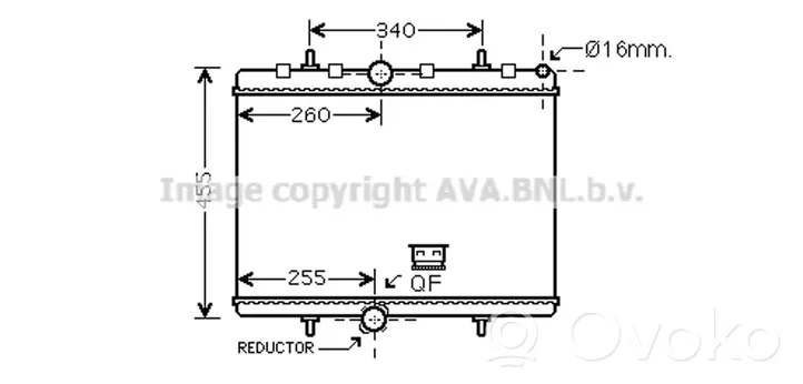 Lancia Phedra Radiateur de refroidissement 1498986080