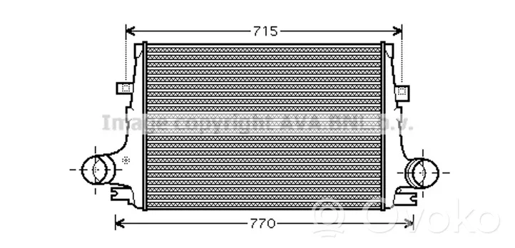 Alfa Romeo 159 Radiatore intercooler 50507299