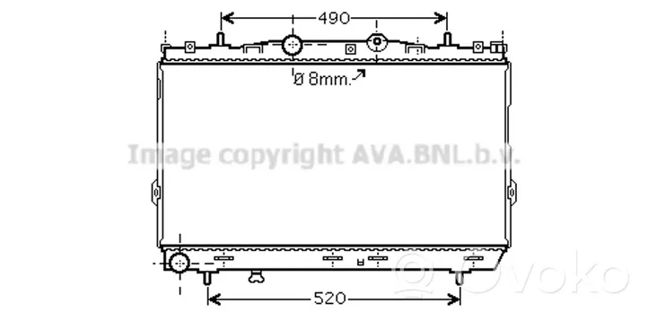 Hyundai Elantra Radiateur de refroidissement 253102D406