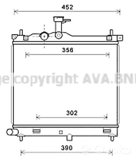 Hyundai i10 Radiateur de refroidissement 