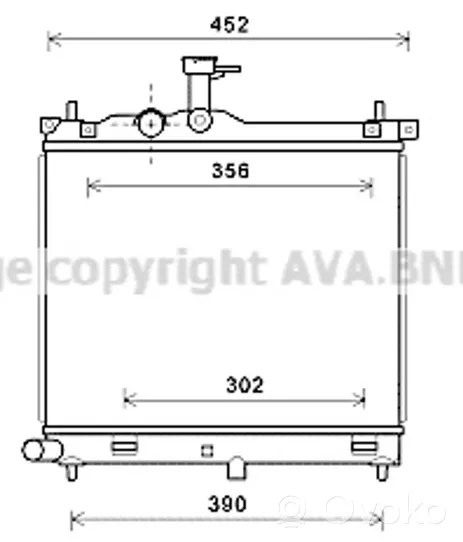 Hyundai i10 Radiateur de refroidissement 