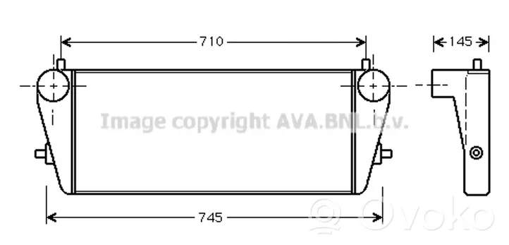 Opel Frontera B Intercooler radiator 97142017