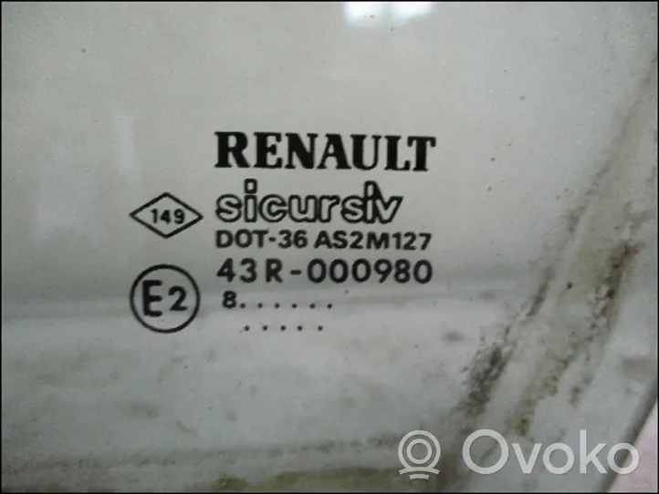 Renault 19 Pagrindinis galinių durų stiklas 7700780540