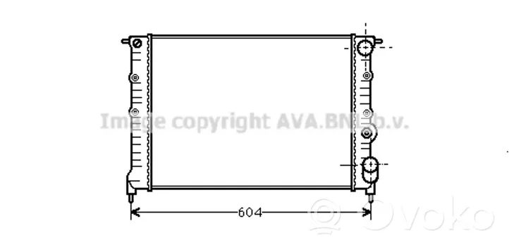 Renault 21 Radiateur de refroidissement 7700795174