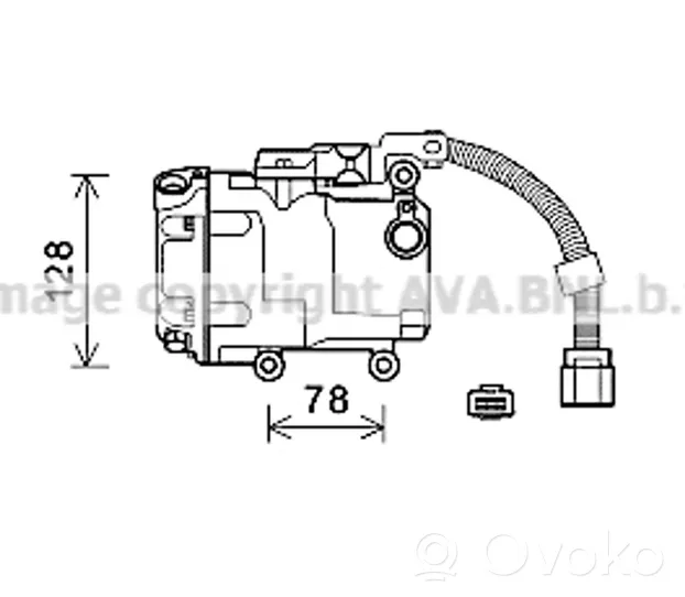 Toyota Prius (NHW20) Kompresor / Sprężarka klimatyzacji A/C 8837047010